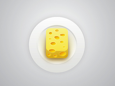 Cheese cheese icon illustraion