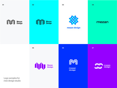 mezan design studio coming soon brand brand identity branding logo options proposal studio