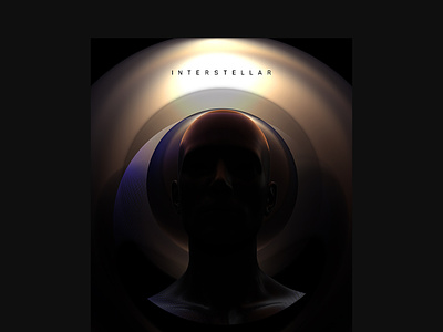 interstellar 3d graphic design