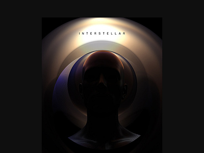 interstellar 3d graphic design