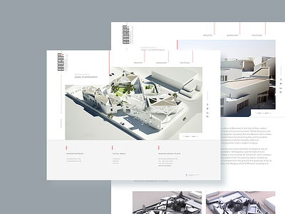 Badran design the final architecture studio ui web