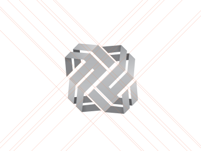 Logo concept gray logo