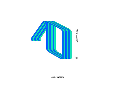 Shenzhen 40th-logo anniversary branding design logo number shenzhen typography 周年 标志 深圳