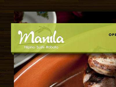 Manila delicious design fpo header restaurant web design