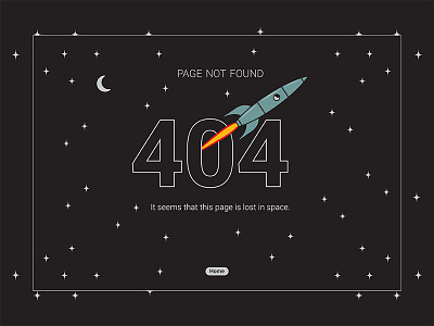 404 page Daily 008 design illustration ui