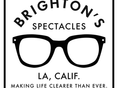 Brightons Spectacles branding illustration logo vector