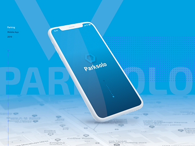 Parksolo - Parking App app app design cars design figma mobile mobile app mobile design parking ui uiux ux