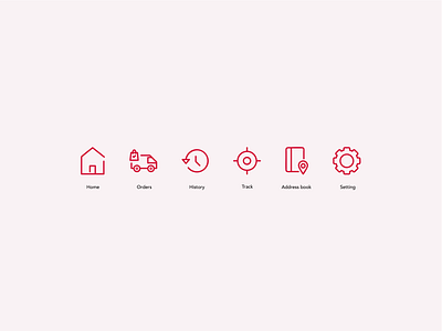 Australia Post icons adobe dashboard design icon set icons ui ux vector web design website website design