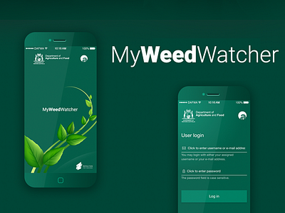 My Weed Watcher Mobile App app ui mobile