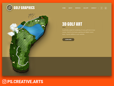 Golf Graphics Website