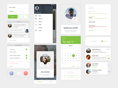 Crush App States By Meagan On Dribbble