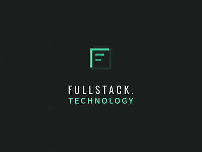 Fullstack.Technology Logo corporate identity design development digital fullstack logo software technology