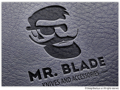 Mr. Blade blade character drawing emotions face identity illustration illustrator logo mr. sketch vector