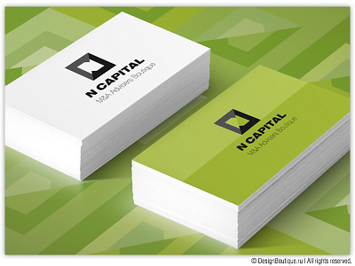 N Capital capital drawing green icon identity illustrator light logo ncapital shining vector