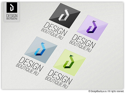 Design Boutique — New corporate identity boutique design designboutique glass green identity illustrator light logo