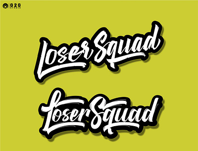 LOSERSQUAD branding design illustration lettering logo logobranding mascot design sketch typography vector