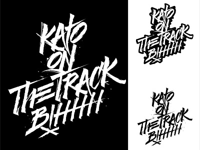KATO branding design designer illustration lettering logo mascot sketch typography vector