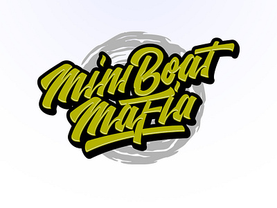 MINI BOAT MAFIA design designer illustration lettering logo logobranding mascot sketch typography vector
