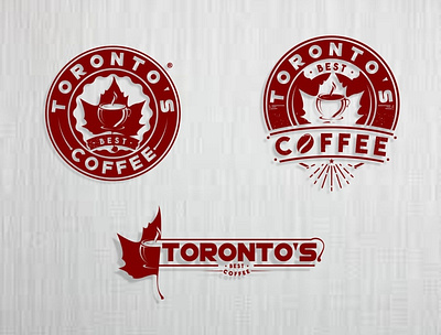 TORONTO'S BEST COFFEE adobeillustator coffee shop coreldraw logo logo branding logodesign logoideas logoinspiration