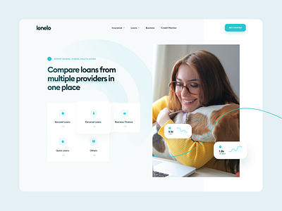 Lonelo - Compare Loans Webdesign