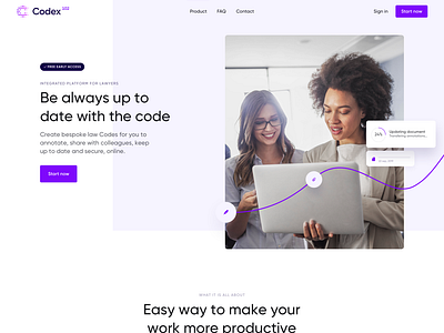 Codex102 - Landing Page by Dawid Pietrasiak for Netguru on Dribbble