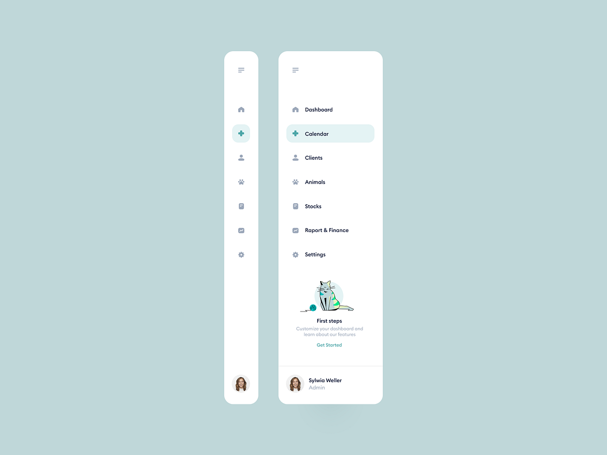 Sidebar Navigation - Tooltip Exploration by Dawid Pietrasiak for ...