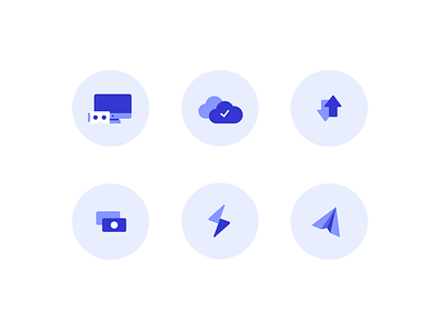 Limicon Icon Set 3d blue cash cloud computer icon icon set illustration imac money pay purple send transfer upload vr