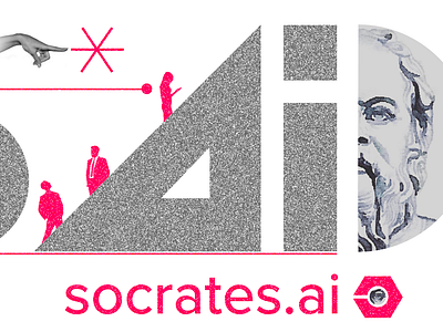 Socrates.AI Branding branding design illustration logo
