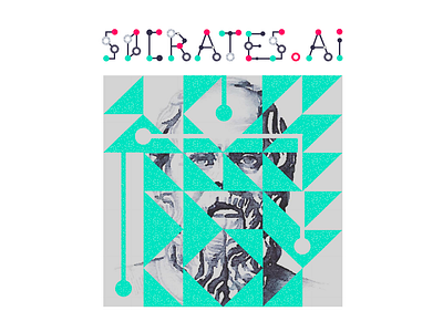 Socrates.AI Branding: Connecting Type branding design logo tech typography vector
