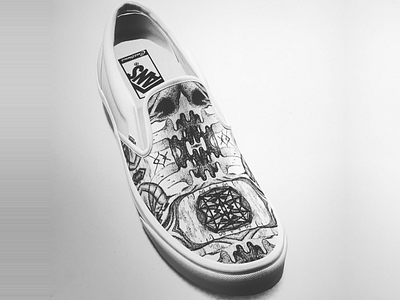 Vans Slip-On Concept Shoe: Birdskull Diamond