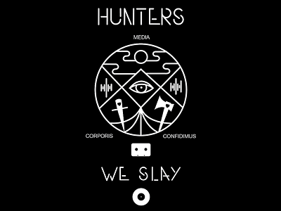 Hunters branding design illustration logo