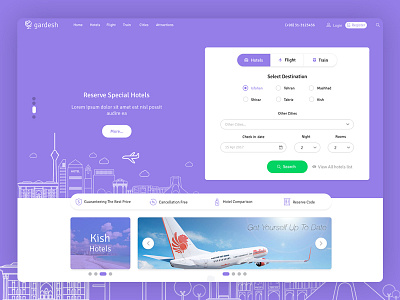 Egardesh Booking Website