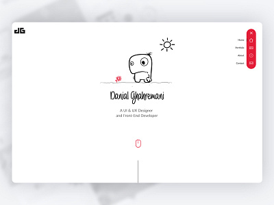 My Portfolio character design develop folio minimal portfolio ui ux website