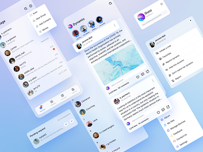 Chat-Social Networking Software ui
