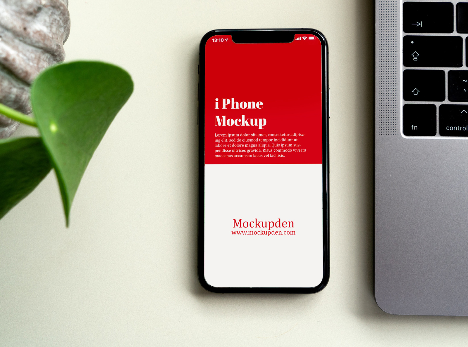 Download Free iPhone Mockup PSD Template by Mockup Den on Dribbble