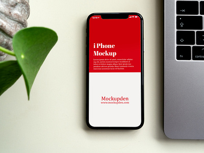 Free iPhone Mockup PSD Template