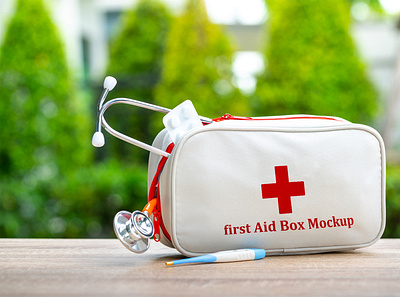 Free First Aid Bag Mockup PSD Template free mock up mockup psd