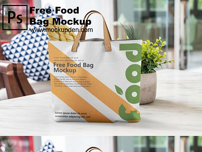 Free Food Bag Mockup (PSD)