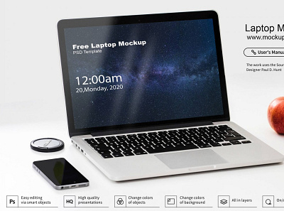 Free Laptop Mockup Psd Template designs, themes, templates and ...