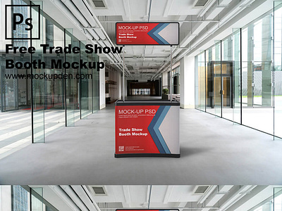 Download Trade Show Booth Mockup Psd Template By Mockup Den On Dribbble