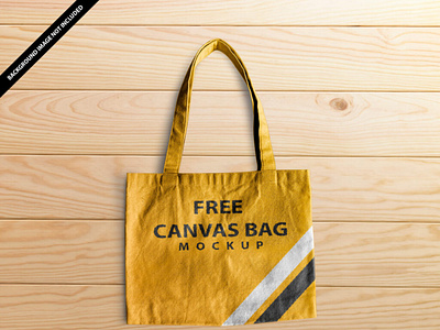 Free Canvas Bag Mockup PSD Template