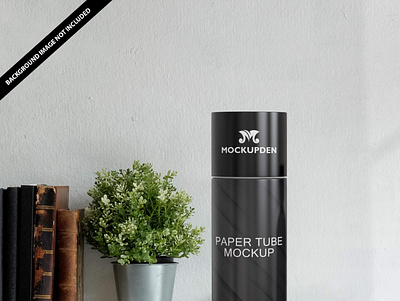 Free Paper Tube Packaging Mockup PSD Template