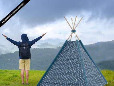 Free Tent Gazebo Mockup PSD Template