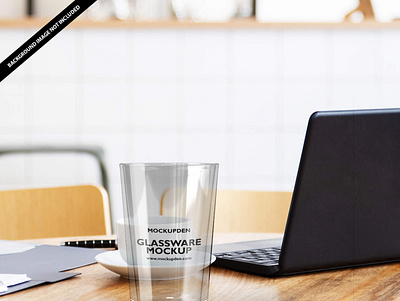 Free Glassware Mockup PSD Template