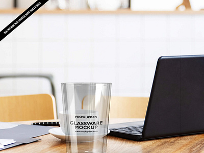 Free Glassware Mockup PSD Template