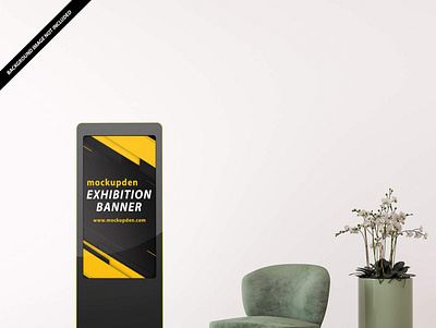 Free Exhibition Banner Mockup PSD Template