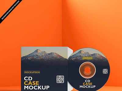Free CD Case Mockup PSD Template