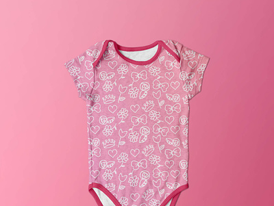 Free Baby Clothes Mockup PSD Template