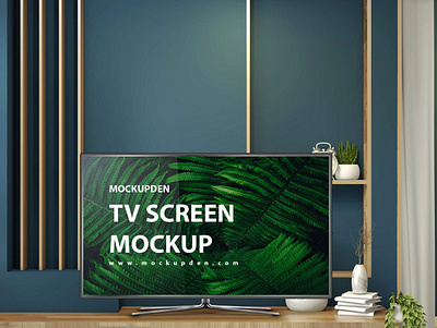 Free Tv Screen Mockup PSD Template