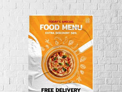 Free Glued Paper Mockup PSD Template